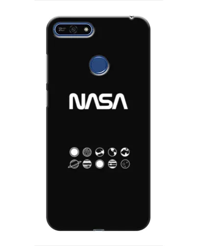 Чехол для Huawei Honor 7A Pro с картинкой «NASA — технический принт»