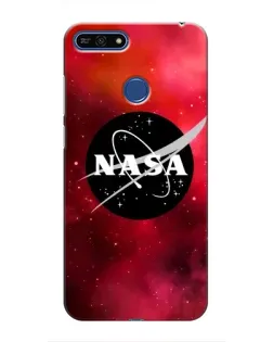 Чохол для Huawei Honor 7A Pro з картинкою «NASA — червона туманність»