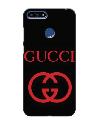Чехол для Huawei Honor 7A Pro с картинкой «Gucci — красный логотип»