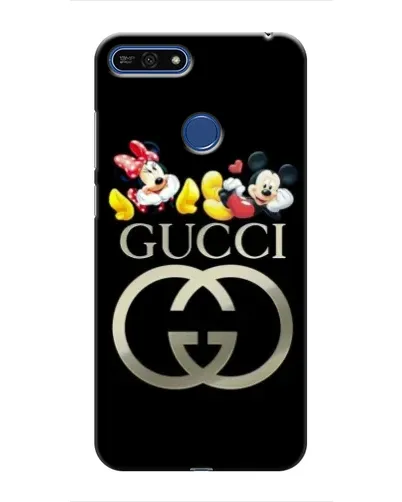 Чехол для Huawei Honor 7A Pro с картинкой «Gucci — герои Disney»