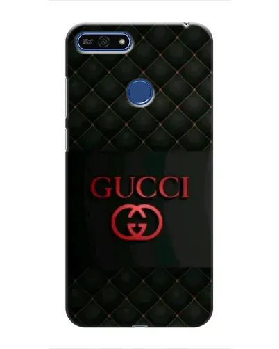 Чехол для Huawei Honor 7A Pro с картинкой «Gucci — стеганый черный»