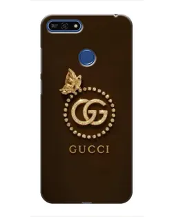 Чохол для Huawei Honor 7A Pro з картинкою «Gucci — золотий метелик»