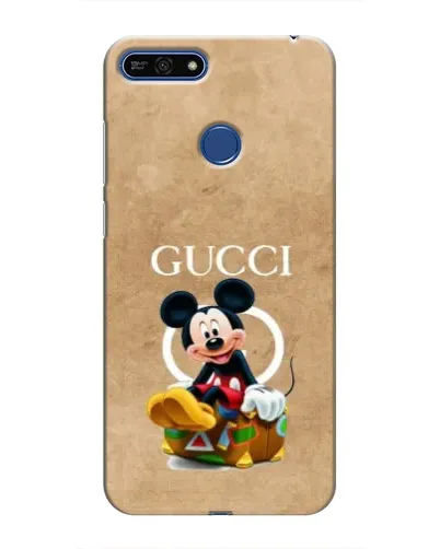 Чехол для Huawei Honor 7A Pro с картинкой «Микки Маус Gucci — крафт»