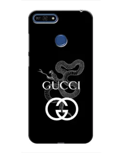 Чохол для Huawei Honor 7A Pro з картинкою «Gucci — срібна змія»