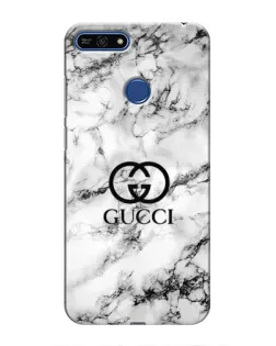 Чохол для Huawei Honor 7A Pro з картинкою «Gucci — мармуровий шик»