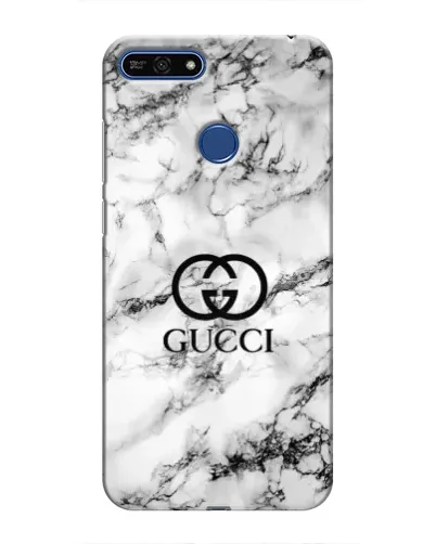 Чехол для Huawei Honor 7A Pro с картинкой «Gucci — мраморный шик»