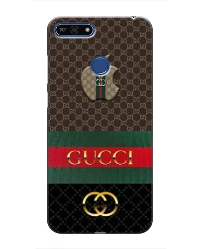 Чехол для Huawei Honor 7A Pro с картинкой «Gucci — брендированный десерт»
