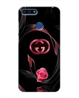Чохол для Huawei Honor 7A Pro з картинкою «Gucci — неонова троянда»