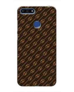 Чохол для Huawei Honor 7A Pro з картинкою «Gucci — золоті діагоналі»