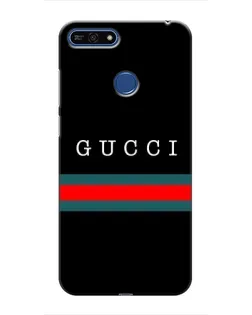 Чохол для Huawei Honor 7A Pro з картинкою «Gucci — червоний пояс»