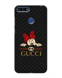 Чохол для Huawei Honor 7A Pro з картинкою «Мінні Маус Gucci — чорний»