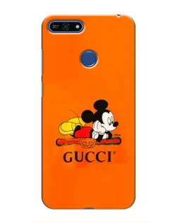 Чохол для Huawei Honor 7A Pro з картинкою «Міккі Маус Gucci — помаранч»
