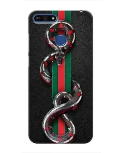 Чохол для Huawei Honor 7A Pro з картинкою «Gucci — змія на смузі»