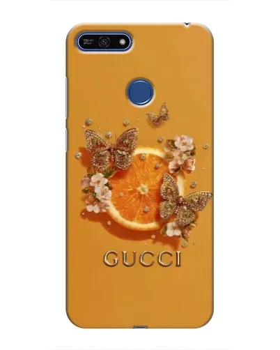 Чехол для Huawei Honor 7A Pro с картинкой «Gucci — золотые бабочки» Чехол для Huawei Honor 7A Pro с картинкой «Gucci — золотые бабочки»