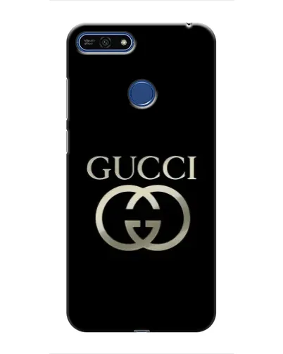 Чехол для Huawei Honor 7A Pro с картинкой «Gucci — золото на черном» Чехол для Huawei Honor 7A Pro с картинкой «Gucci — золото на черном»