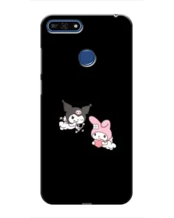 Чохол для Huawei Honor 7A Pro з картинкою «My Melody та Kuromi»