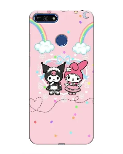 Чохол для Huawei Honor 7A Pro з картинкою «My Melody та Kuromi» Чохол для Huawei Honor 7A Pro з картинкою «My Melody та Kuromi»