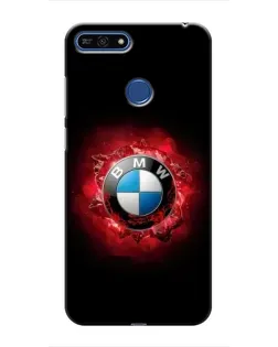 Чохол для Huawei Honor 7A Pro з картинкою «Логотип BMW — спалах»