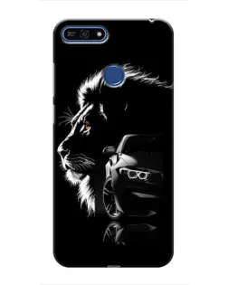 Чохол для Huawei Honor 7A Pro з картинкою «BMW та лев»