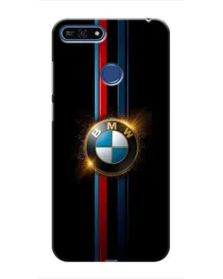 Чохол для Huawei Honor 7A Pro з картинкою «BMW M-Power неон»