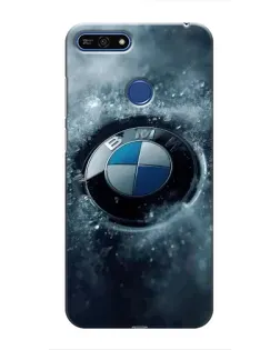 Чохол для Huawei Honor 7A Pro з картинкою «Логотип BMW — лід»