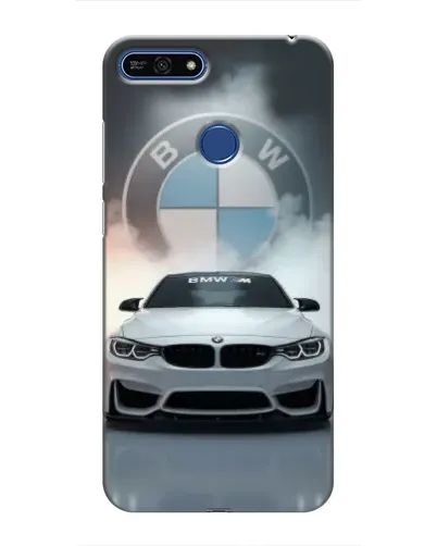 Чехол для Huawei Honor 7A Pro с картинкой «BMW в белом дыму» Чехол для Huawei Honor 7A Pro с картинкой «BMW в белом дыму»