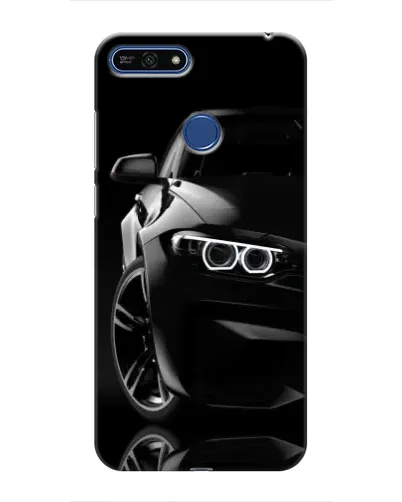 Чехол для Huawei Honor 7A Pro с картинкой «Черная BMW — профиль» Чехол для Huawei Honor 7A Pro с картинкой «Черная BMW — профиль»