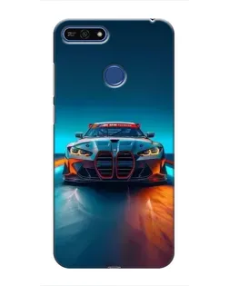 Чохол для Huawei Honor 7A Pro з картинкою «BMW — вогні неону»