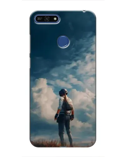 Чехол для Huawei Honor 7A Pro с картинкой «Герой PUBG на скале» Чехол для Huawei Honor 7A Pro с картинкой «Герой PUBG на скале»