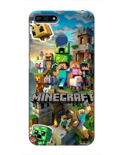 Чохол для Huawei Honor 7A Pro з картинкою «Замок Minecraft» Чохол для Huawei Honor 7A Pro з картинкою «Замок Minecraft»