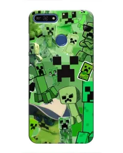 Чохол для Huawei Honor 7A Pro з картинкою «Кріпери Minecraft» Чохол для Huawei Honor 7A Pro з картинкою «Кріпери Minecraft»