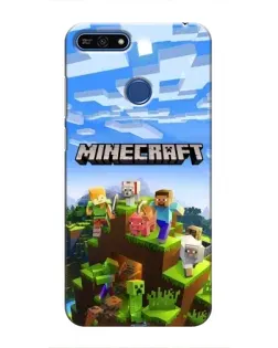 Чохол для Huawei Honor 7A Pro з картинкою «Minecraft класичний світ» Чохол для Huawei Honor 7A Pro з картинкою «Minecraft класичний світ»