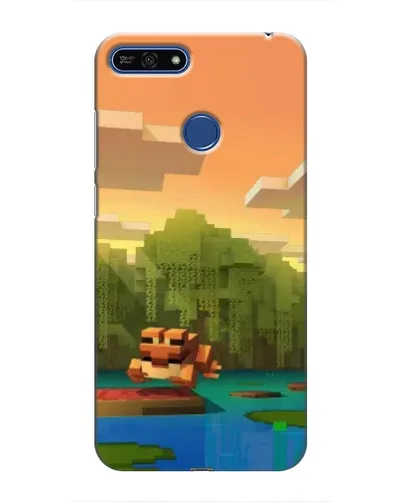 Чехол для Huawei Honor 7A Pro с картинкой «Майнкрафт закат солнца» Чехол для Huawei Honor 7A Pro с картинкой «Майнкрафт закат солнца»