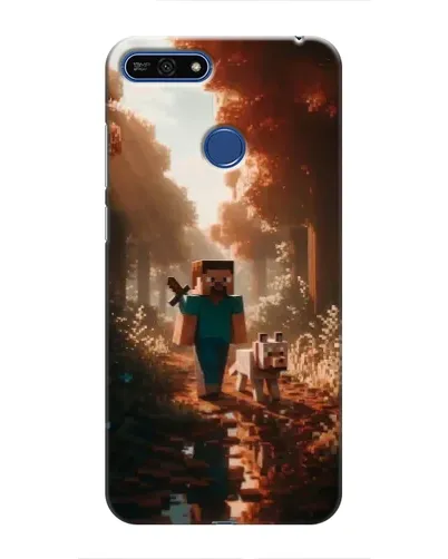 Чехол для Huawei Honor 7A Pro с картинкой «Стив в лесу» Чехол для Huawei Honor 7A Pro с картинкой «Стив в лесу»