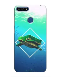 Чохол для Huawei Honor 7A Pro з картинкою «Черепаха Minecraft» Чохол для Huawei Honor 7A Pro з картинкою «Черепаха Minecraft»