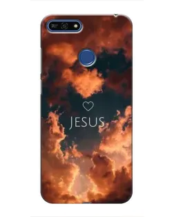 Чехол для Huawei Honor 7A Pro с картинкой «Сияние Имени Jesus» Чехол для Huawei Honor 7A Pro с картинкой «Сияние Имени Jesus»