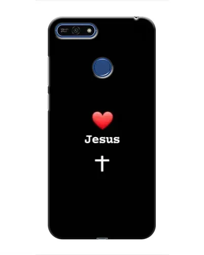 Чехол для Huawei Honor 7A Pro с картинкой «Сердце - Jesus» Чехол для Huawei Honor 7A Pro с картинкой «Сердце - Jesus»