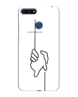 Чехол для Huawei Honor 7A Pro с картинкой «Рука держит» Чехол для Huawei Honor 7A Pro с картинкой «Рука держит»