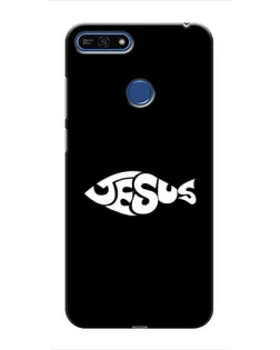 Чехол для Huawei Honor 7A Pro с картинкой «Рыба Jesus» Чехол для Huawei Honor 7A Pro с картинкой «Рыба Jesus»