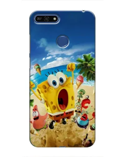 Чехол для Huawei Honor 7A Pro с картинкой «Развлечения на пляже»
