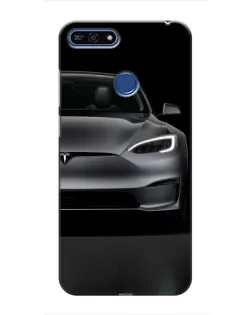 Чехол для Huawei Honor 7A Pro с картинкой «Tesla Model S Look» Чехол для Huawei Honor 7A Pro с картинкой «Tesla Model S Look»