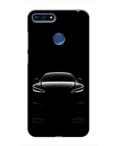 Чехол для Huawei Honor 7A Pro с картинкой «Силуэт Tesla Night» Чехол для Huawei Honor 7A Pro с картинкой «Силуэт Tesla Night»