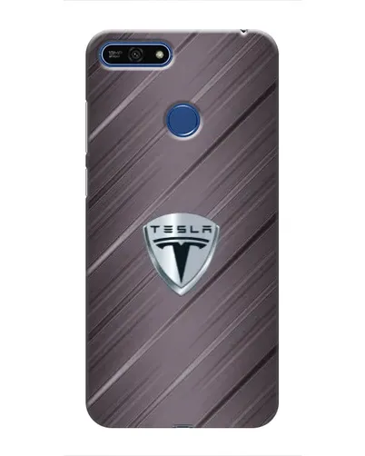 Чехол для Huawei Honor 7A Pro с картинкой «Металлическая текстура Tesla» Чехол для Huawei Honor 7A Pro с картинкой «Металлическая текстура Tesla»