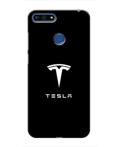 Чехол для Huawei Honor 7A Pro с картинкой «Tesla White Logo» Чехол для Huawei Honor 7A Pro с картинкой «Tesla White Logo»
