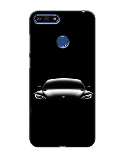 Чехол для Huawei Honor 7A Pro с картинкой «Фары Tesla Night» Чехол для Huawei Honor 7A Pro с картинкой «Фары Tesla Night»