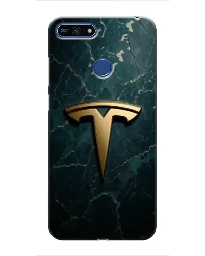 Чехол для Huawei Honor 7A Pro с картинкой «Мраморная Tesla Gold» Чехол для Huawei Honor 7A Pro с картинкой «Мраморная Tesla Gold»