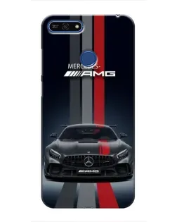 Чехол для Huawei Honor 7A Pro с картинкой «Mercedes — белый карбон» Чехол для Huawei Honor 7A Pro с картинкой «Mercedes — белый карбон»
