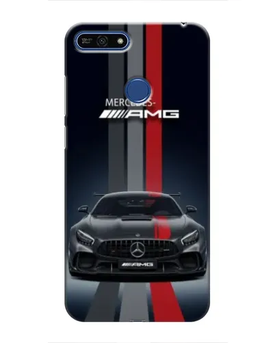Чехол для Huawei Honor 7A Pro с картинкой «Mercedes — белый карбон» Чехол для Huawei Honor 7A Pro с картинкой «Mercedes — белый карбон»