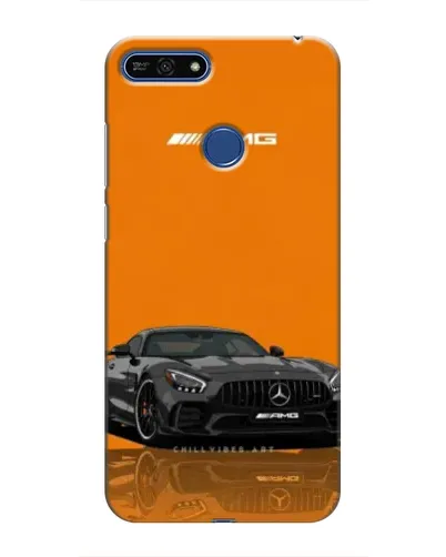 Чехол для Huawei Honor 7A Pro с картинкой «Оранжевый Mercedes AMG» Чехол для Huawei Honor 7A Pro с картинкой «Оранжевый Mercedes AMG»