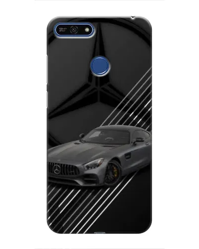Чехол для Huawei Honor 7A Pro с картинкой «Mercedes AMG — графика» Чехол для Huawei Honor 7A Pro с картинкой «Mercedes AMG — графика»